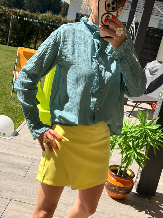Chemise froufrou Soléa