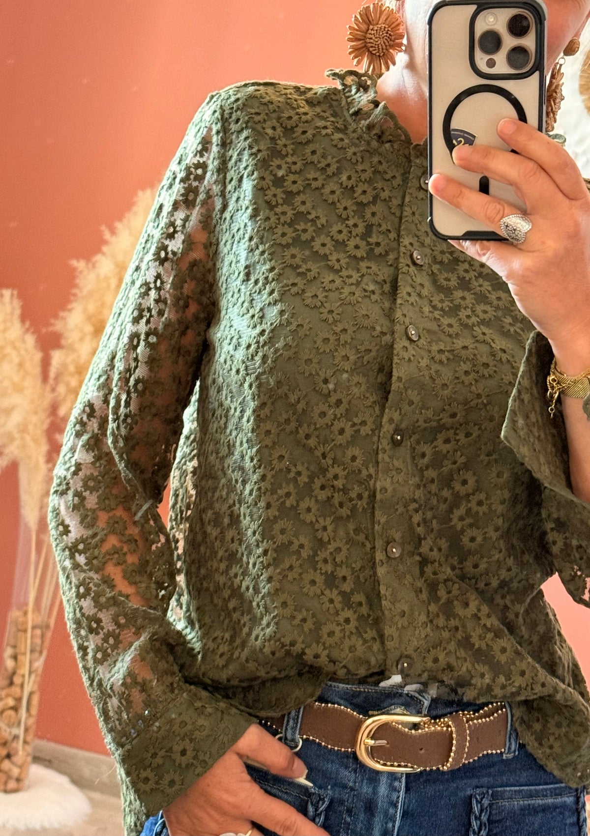 Chemise en dentelle Joséphine