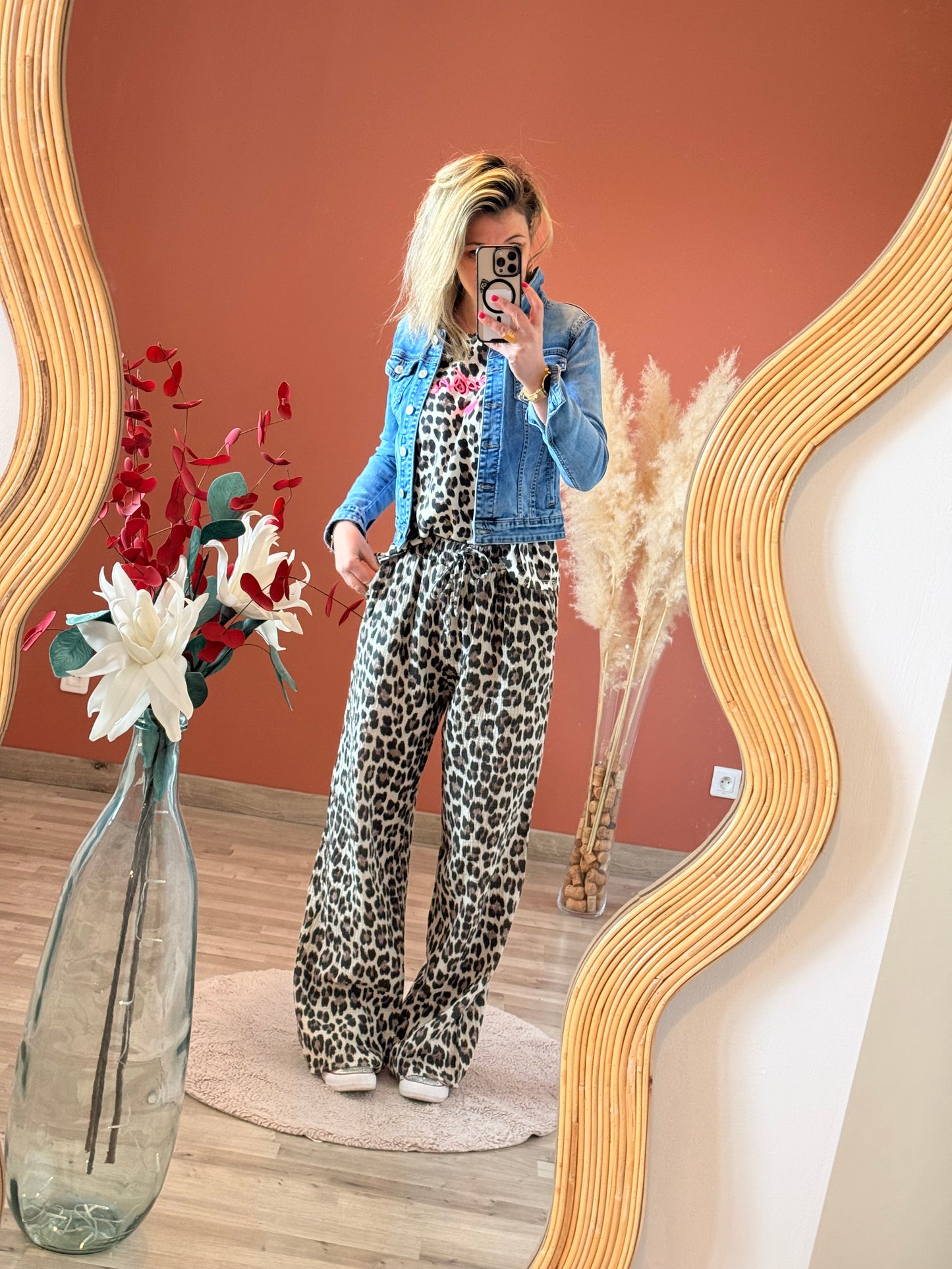 Pantalon gaz de coton Rio 🐆