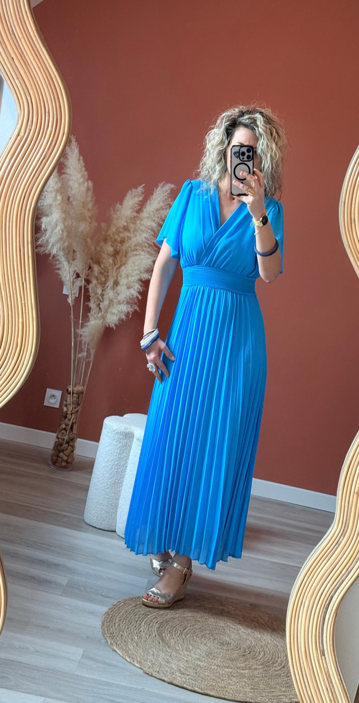 Robe Nanou 🩵 plissée