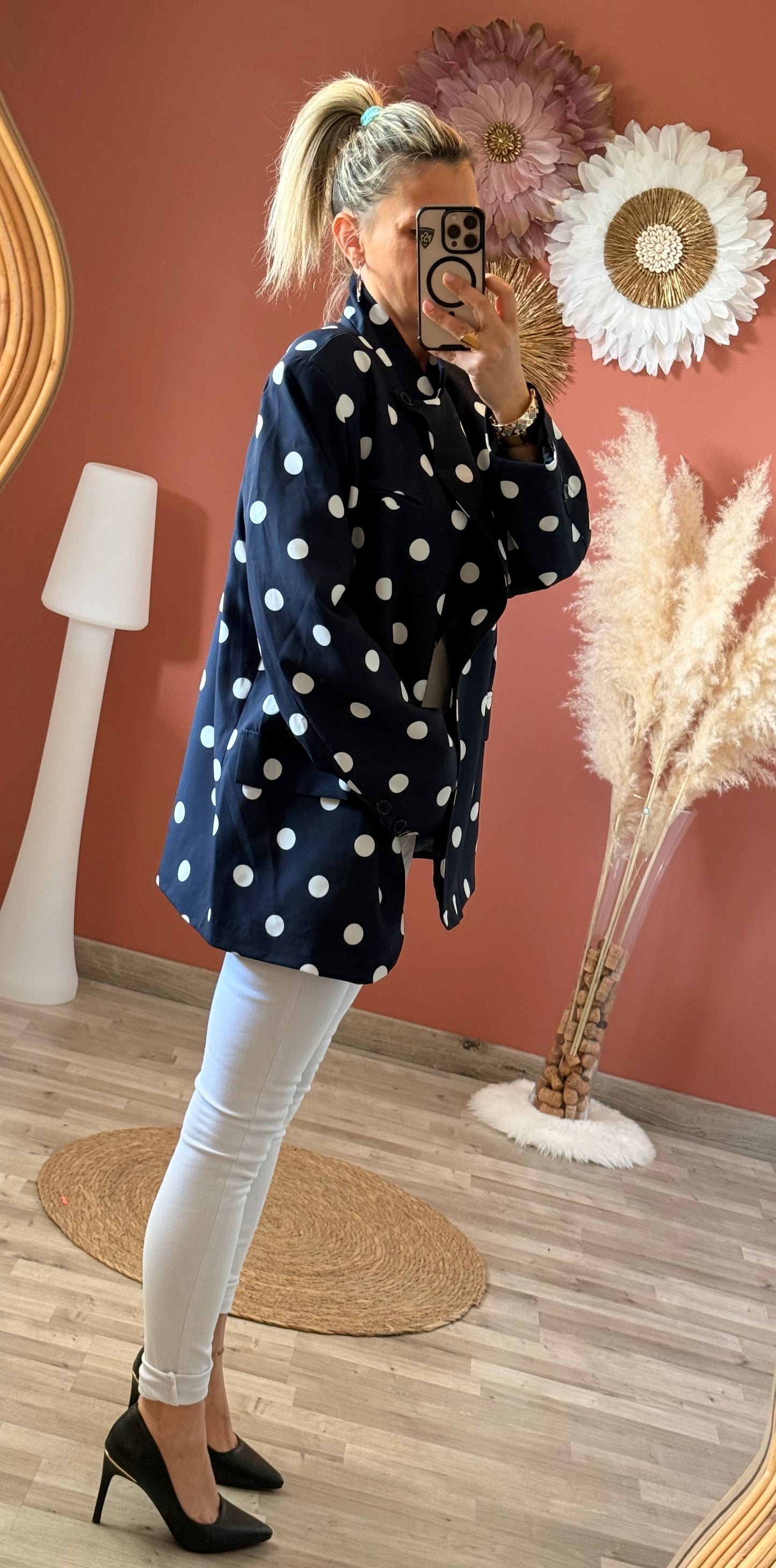 Blazer à pois