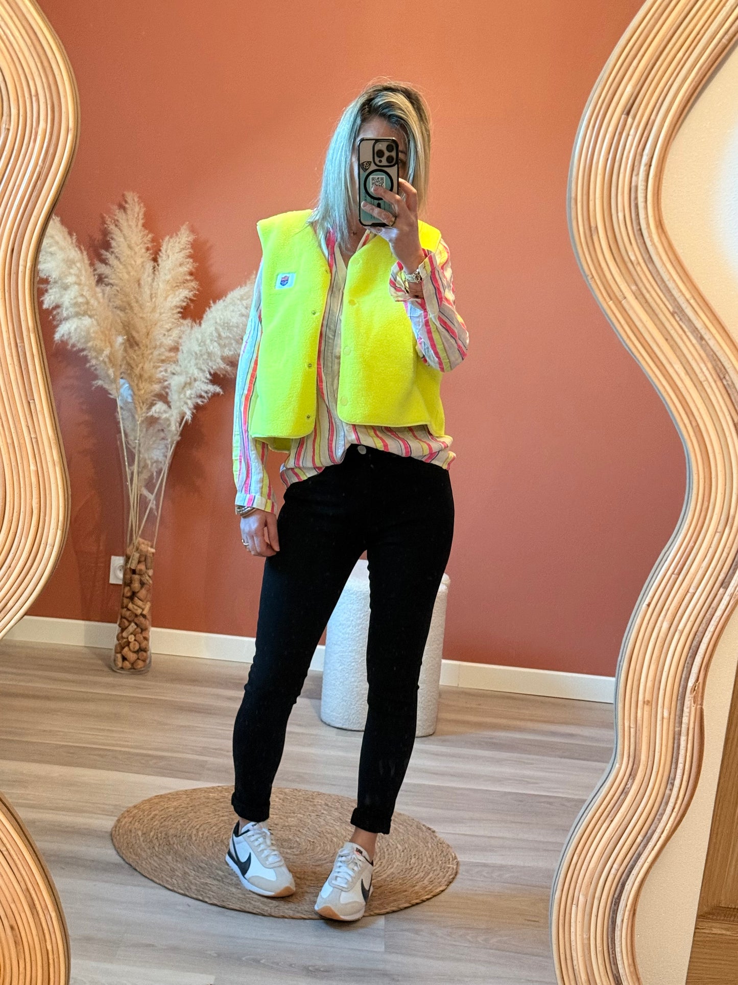 Gilet sans manches fluo