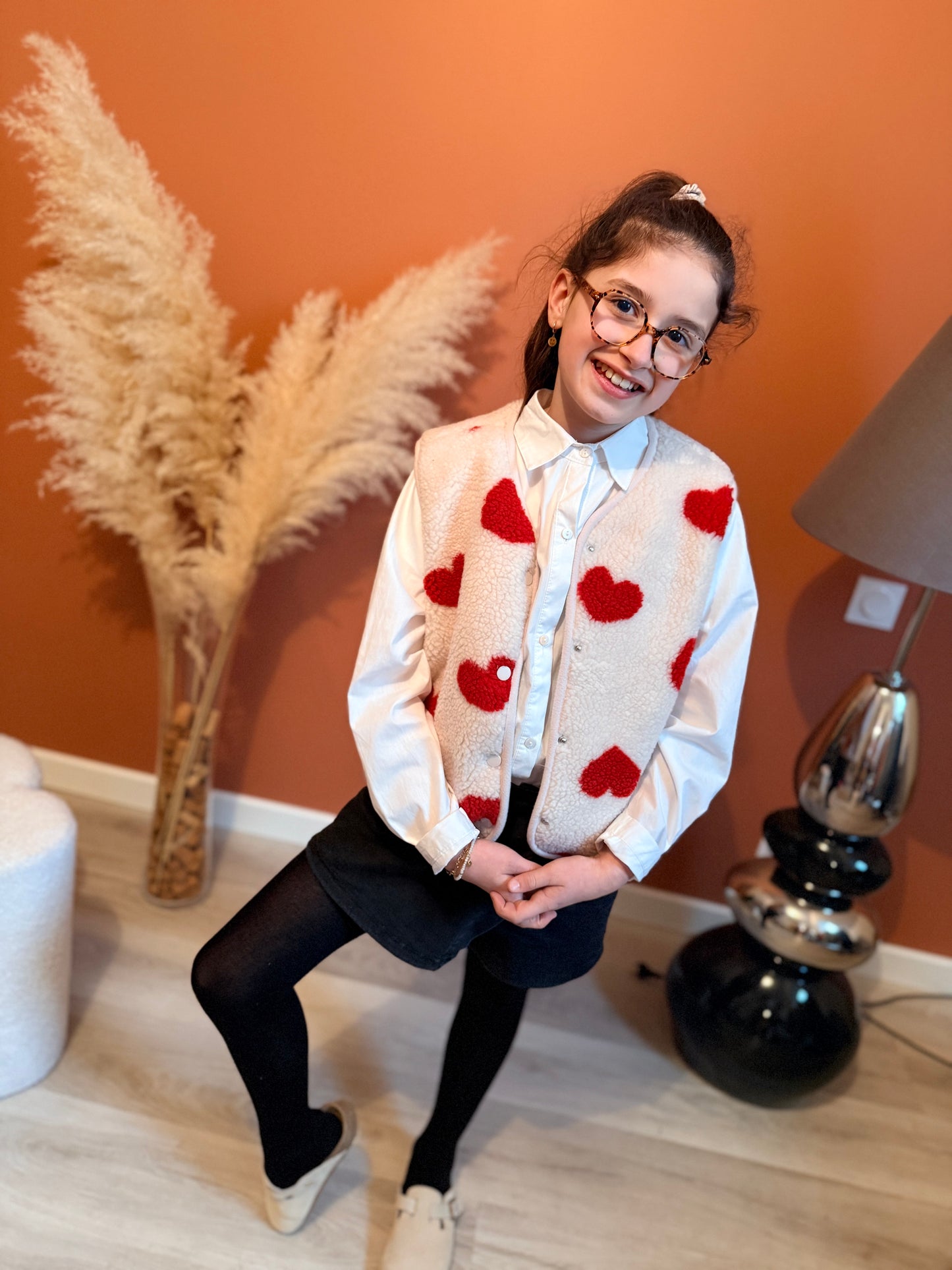 Gilet à cœur Enfant 👧