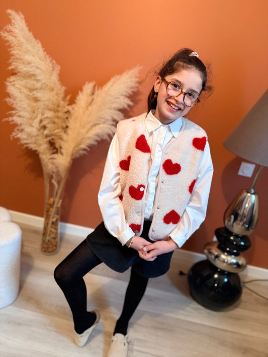 Gilet à cœur Enfant 👧