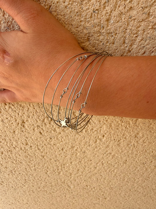 Bracelet semainier argenté