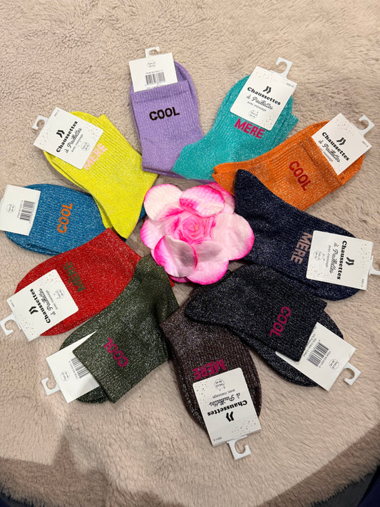 Chaussette paillette Mère cool