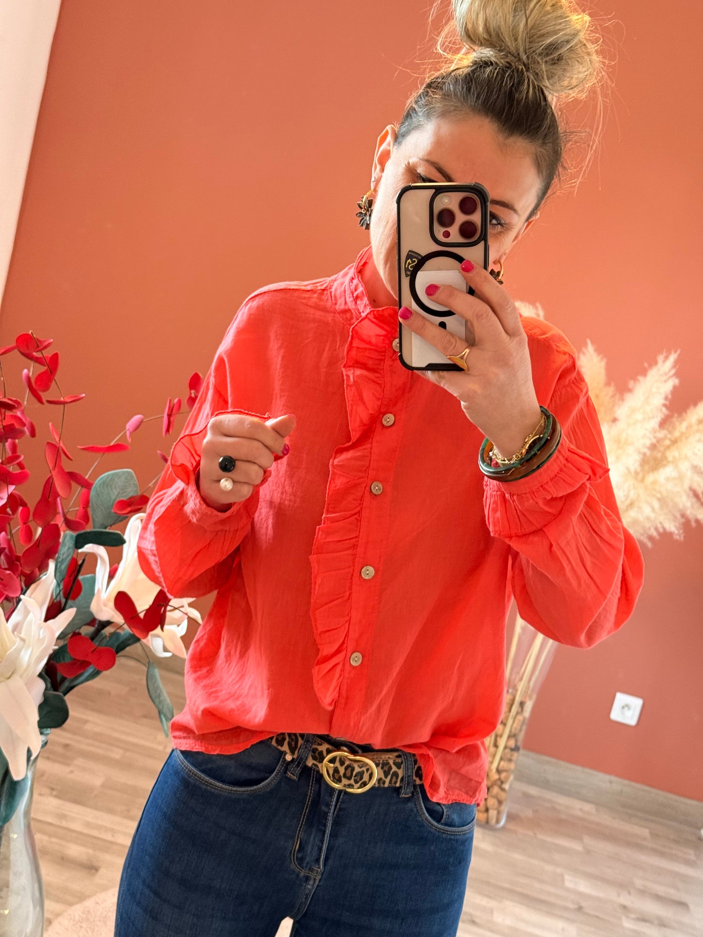 Chemise froufrou Solea 🧡