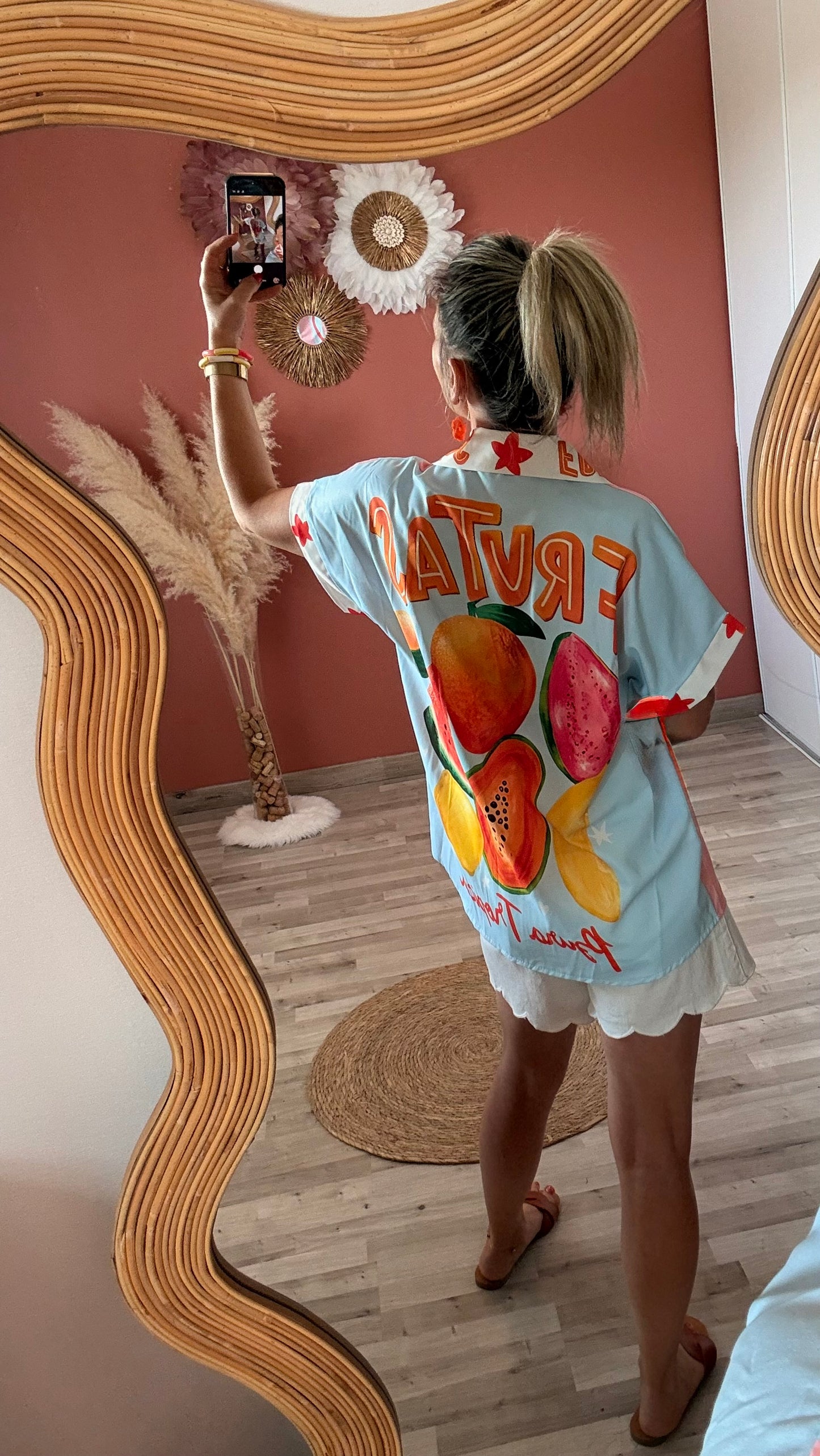 Chemise imprimée Ciao Bella