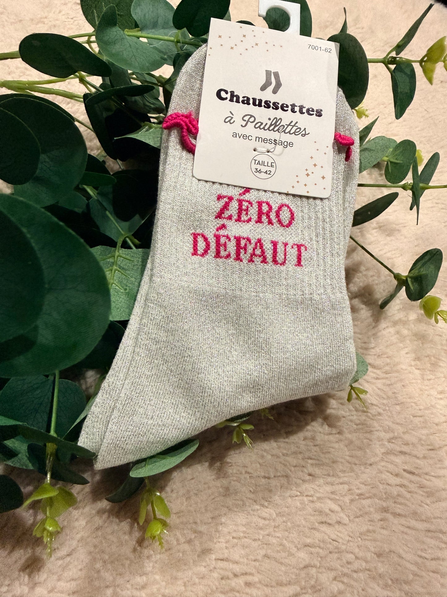 Chaussette à paillettes Zéro défaut 😁