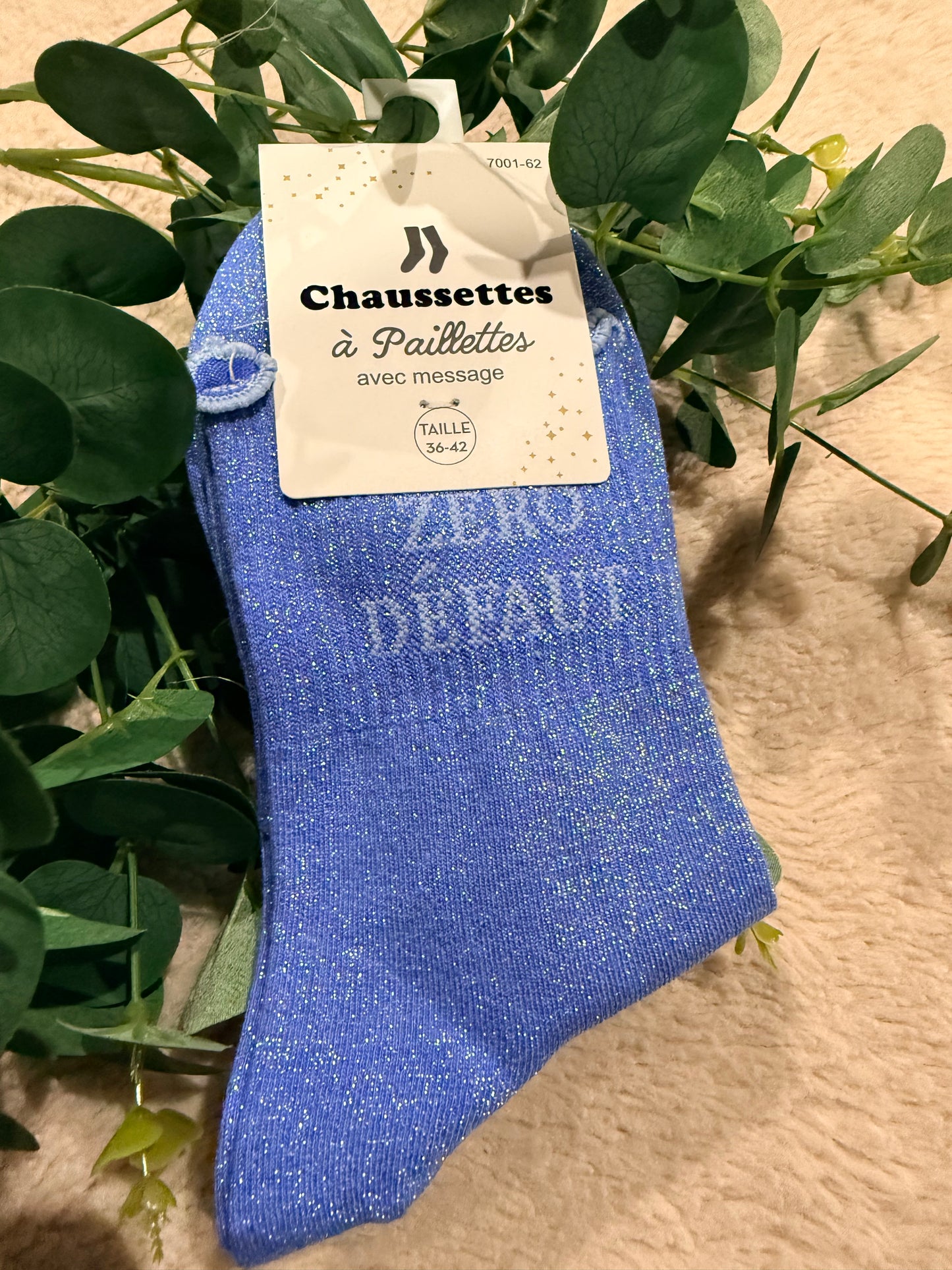 Chaussette à paillettes Zéro défaut 😁