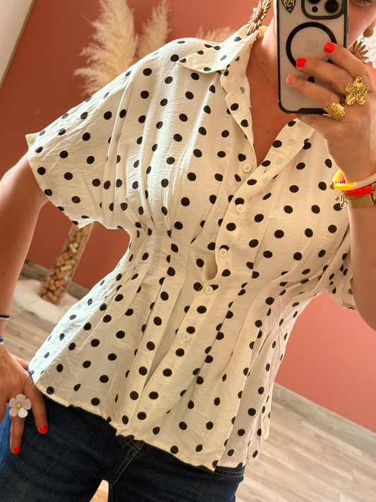 Chemise à pois Alice