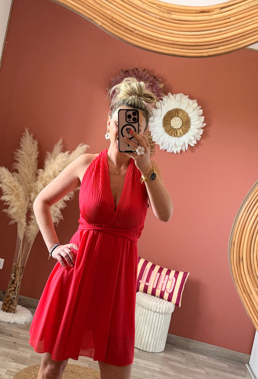 Robe courte multiposition