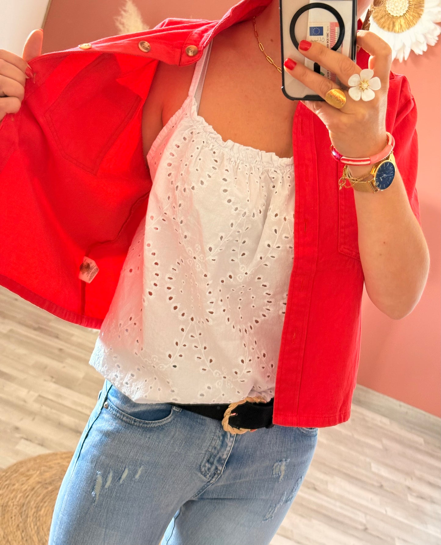 Top Etienne broderie anglaise