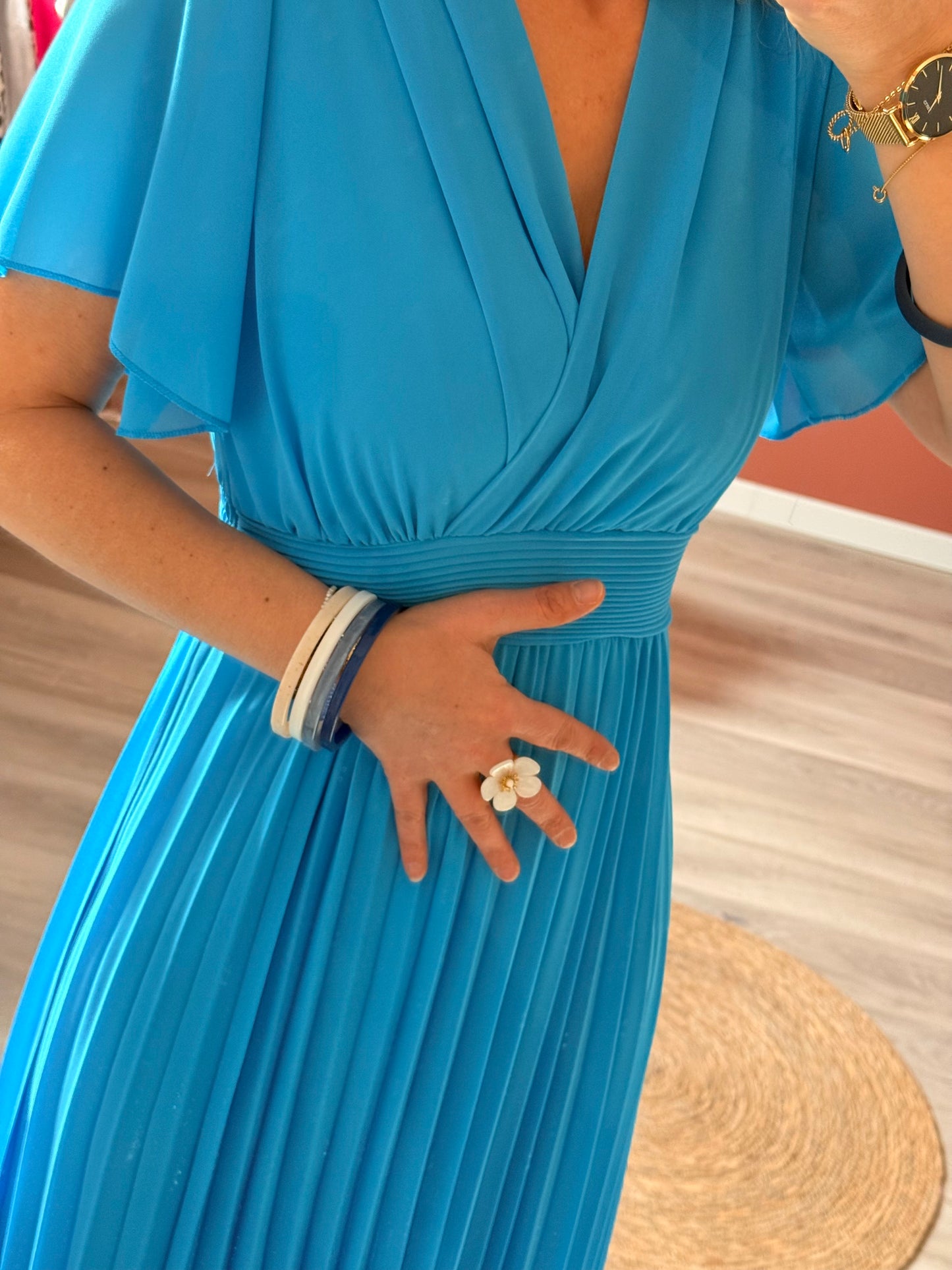 Robe Nanou 🩵 plissée