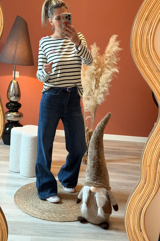 💋 Top Marinière Bisou