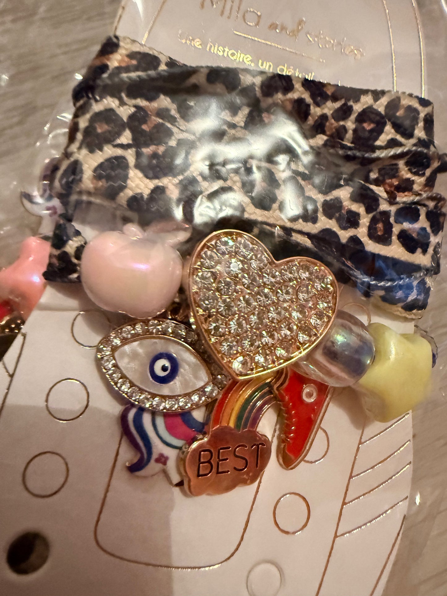 Lacet Leopard à charm's