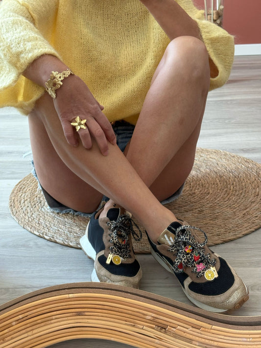 Lacet Leopard à charm's