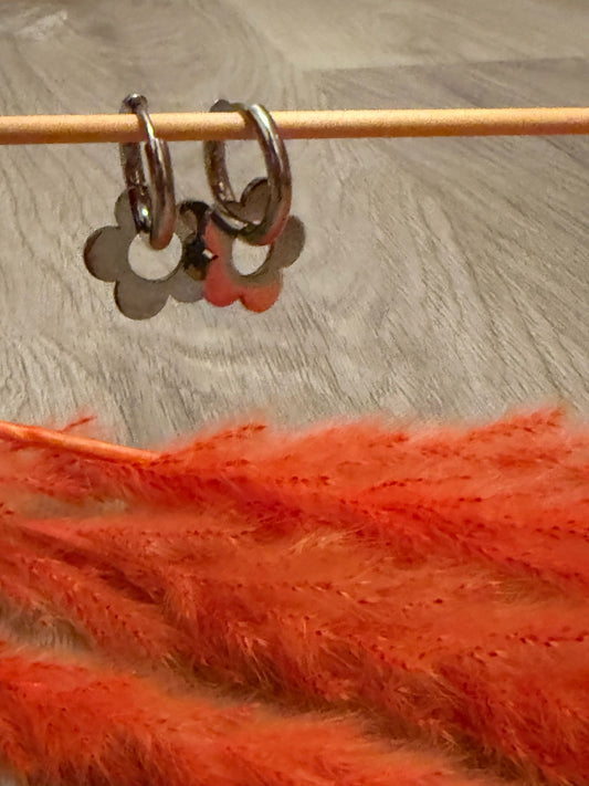 Boucle d'oreille fleur