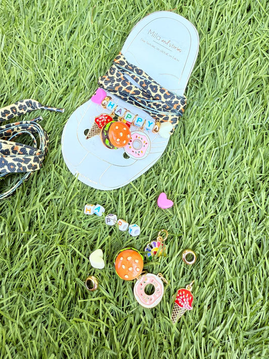 Lacet Leopard à charm's